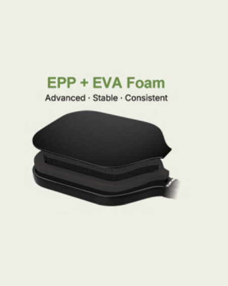 EPP plus EVA foam core diagram: advanced, stable, consistent paddle core construction